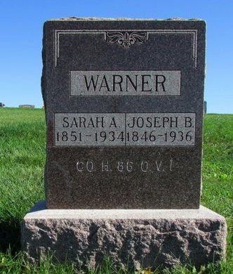 KIRKHAM WARNER, SARAH A. - Ringgold County, Iowa | SARAH A. KIRKHAM WARNER 