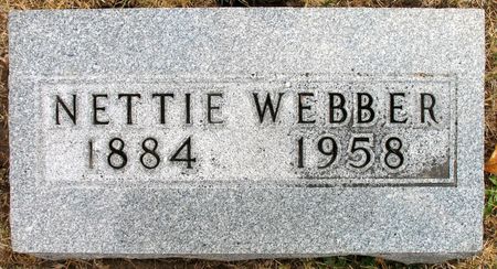 WEBBER, NETTIE - Ringgold County, Iowa | NETTIE WEBBER 