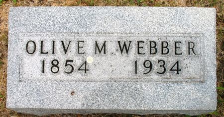 WEBBER, OLIVE MAUD (WELLIVER) - Ringgold County, Iowa | OLIVE MAUD (WELLIVER) WEBBER 