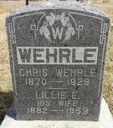 WEHRLE, LILLIE E. - Ringgold County, Iowa | LILLIE E. WEHRLE 