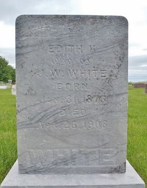 WHITE, EDITH K. - Ringgold County, Iowa | EDITH K. WHITE 