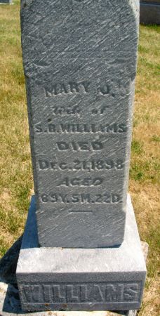WILLIAMS, MARY JANE (ELLIOTT) - Ringgold County, Iowa | MARY JANE (ELLIOTT) WILLIAMS 