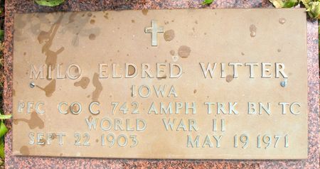 WITTER, MILO ELDRED - Ringgold County, Iowa | MILO ELDRED WITTER 