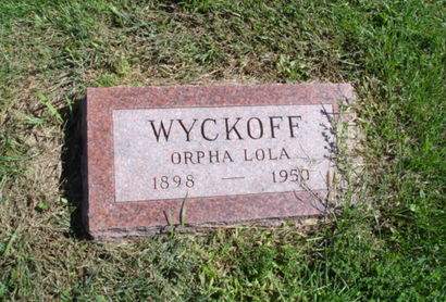 WYCKOFF, ORPHA LOLA - Ringgold County, Iowa | ORPHA LOLA WYCKOFF 