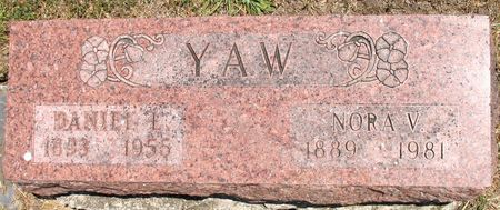 YAW, NORA V. (LIVINGSTON) - Ringgold County, Iowa | NORA V. (LIVINGSTON) YAW 