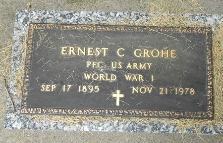 GROHE, ERNEST C - Sac County, Iowa | ERNEST C GROHE 