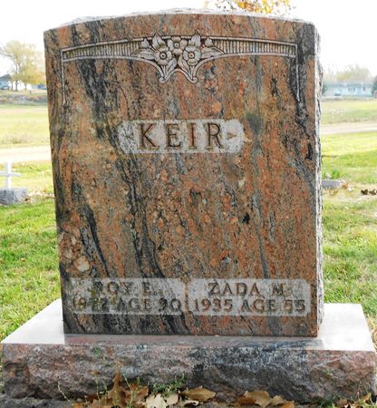 CORSAUT KEIR, ZADA MARY - Sac County, Iowa | ZADA MARY CORSAUT KEIR 