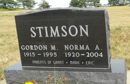 BECK STIMSON, NORMA A - Sac County, Iowa | NORMA A BECK STIMSON 