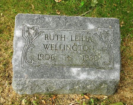 WELLINGTON, RUTH LEILIA - Sac County, Iowa | RUTH LEILIA WELLINGTON 