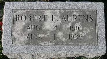 AHRENS, ROBERT L. - Scott County, Iowa | ROBERT L. AHRENS 