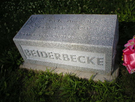 BEIDERBECKE, MARY - Scott County, Iowa | MARY BEIDERBECKE 