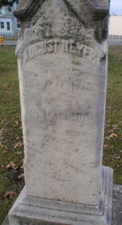 BEYER, AUGUST - Scott County, Iowa | AUGUST BEYER 