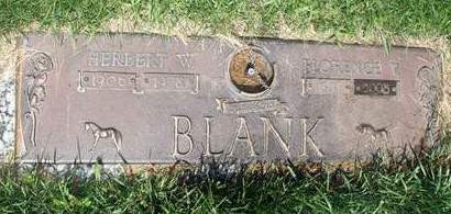 BLANK, FLORENCE V. - Scott County, Iowa | FLORENCE V. BLANK 