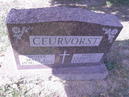 CEURVORST, MARY GEORGIA - Scott County, Iowa | MARY GEORGIA CEURVORST 