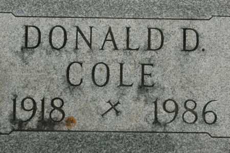 COLE, DONALD D. - Scott County, Iowa | DONALD D. COLE 