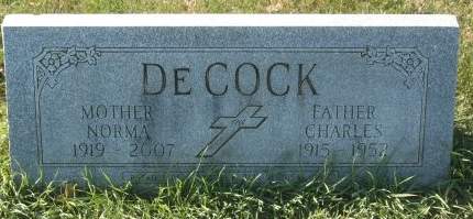 DECOCK, NORMA - Scott County, Iowa | NORMA DECOCK 