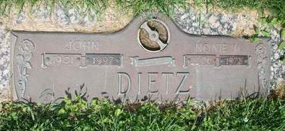 DIETZ, NONIE M. - Scott County, Iowa | NONIE M. DIETZ 