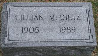 DIETZ, LILLIAN M. - Scott County, Iowa | LILLIAN M. DIETZ 
