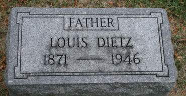 DIETZ, LOUIS - Scott County, Iowa | LOUIS DIETZ 