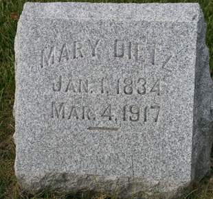 DIETZ, MARY - Scott County, Iowa | MARY DIETZ 