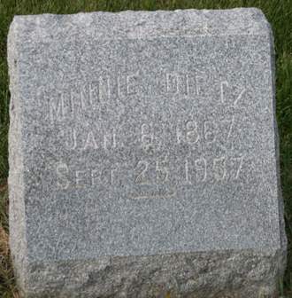 DIETZ, MINNIE - Scott County, Iowa | MINNIE DIETZ 