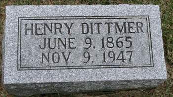 DITTMER, HENRY - Scott County, Iowa | HENRY DITTMER 