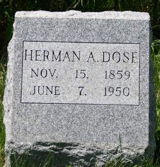 DOSE, HERMAN A. - Scott County, Iowa | HERMAN A. DOSE 