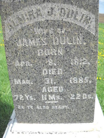 DANFORTH DULIN, ALMIRA  J - Scott County, Iowa | ALMIRA  J DANFORTH DULIN 