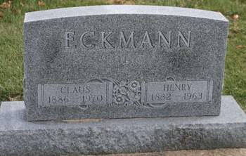 ECKMANN, HENRY - Scott County, Iowa | HENRY ECKMANN 
