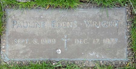 WRIGHT, PAULINE L - Scott County, Iowa | PAULINE L WRIGHT 