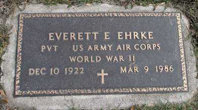 EHRKE, EVERETT E. - Scott County, Iowa | EVERETT E. EHRKE 