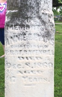 EVANS, ANNIE ELIZABETH - Scott County, Iowa | ANNIE ELIZABETH EVANS 