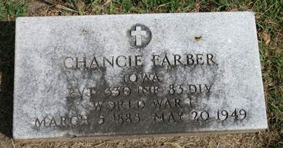 FARBER, CHANCIE - Scott County, Iowa | CHANCIE FARBER 