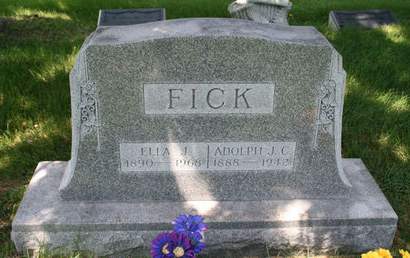 FICK, ADOLPH J. C. - Scott County, Iowa | ADOLPH J. C. FICK 