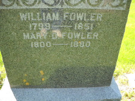 FOWLER, WILLIAM - Scott County, Iowa | WILLIAM FOWLER 