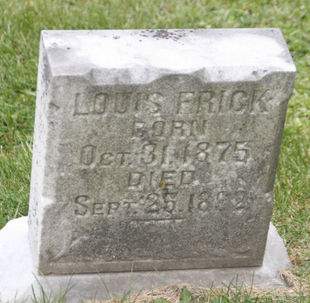 FRICK, LOUIS - Scott County, Iowa | LOUIS FRICK 