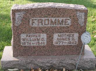 FROMME, AGNES D. - Scott County, Iowa | AGNES D. FROMME 