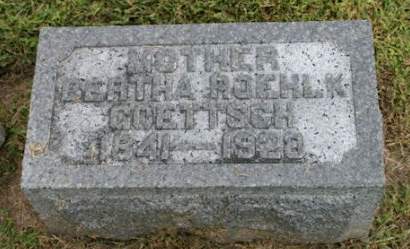 GOETTSCH, BERTHA - Scott County, Iowa | BERTHA GOETTSCH 