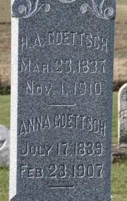 GOETTSCH, ANNA - Scott County, Iowa | ANNA GOETTSCH 