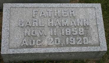 HAMANN, CARL - Scott County, Iowa | CARL HAMANN 