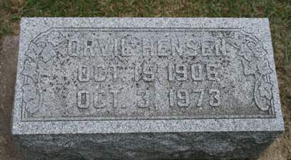 HENSEN, ORVIL - Scott County, Iowa | ORVIL HENSEN 