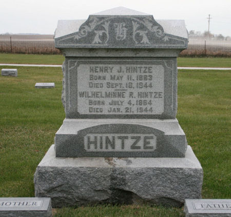 HINTZE, WILHELMINNE R. - Scott County, Iowa | WILHELMINNE R. HINTZE 