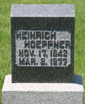 HOEPPNER, HEINRICH - Scott County, Iowa | HEINRICH HOEPPNER 