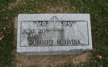 HYINK, DOROTHY M. - Scott County, Iowa | DOROTHY M. HYINK 