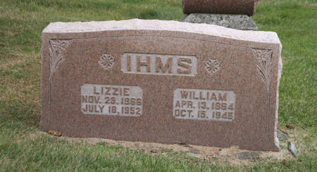 IHMS, LIZZIE - Scott County, Iowa | LIZZIE IHMS 