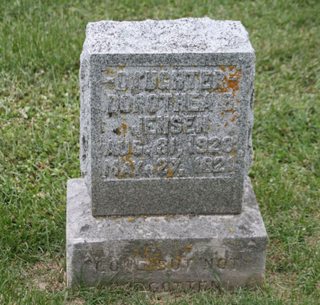 JENSEN, DOROTHEA BERNICE - Scott County, Iowa | DOROTHEA BERNICE JENSEN 