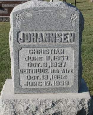 JOHANNSEN, GERTRUDE - Scott County, Iowa | GERTRUDE JOHANNSEN 