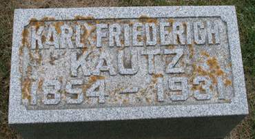 KAUTZ, KARL FRIEDERICH - Scott County, Iowa | KARL FRIEDERICH KAUTZ 