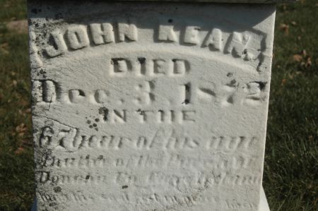 KEAN, JOHN - Scott County, Iowa | JOHN KEAN 