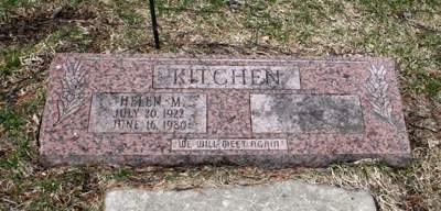 KITCHEN, HELEN M. - Scott County, Iowa | HELEN M. KITCHEN 